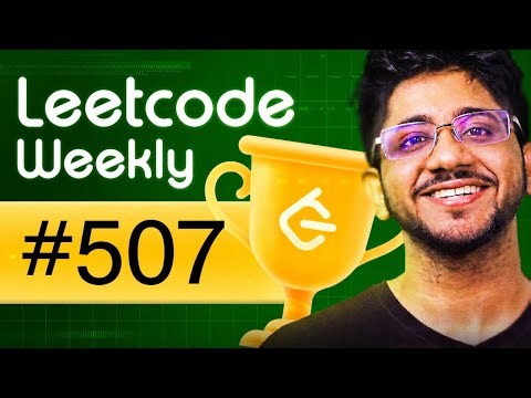 Crazy Crazy Ideas to Learn! Leetcode 507 & 506, Biweekly 185 | Community Classes