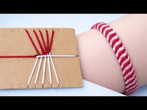 Kumihimo bileklik yapımı/ kumihimo bracalet tutorial/ diy