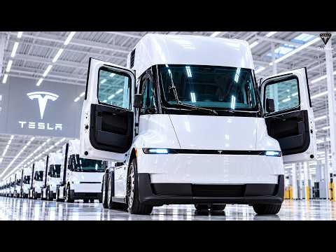 A New Upgraded Tesla Semi 2.0 Just LEAKED From Elon Musk’s Factory!