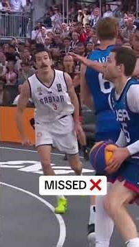 Best game in #3x3Basketball history? 👀 🇷🇸 Serbia 🆚 USA 🇺🇸 in the 3x3 World Cup 2023 Final 👀