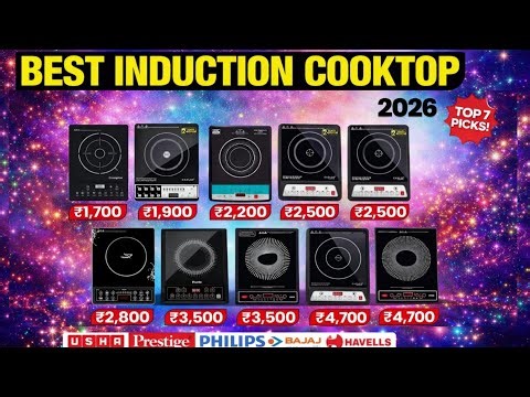 Top 5 Best Induction Cooktops in India🔥 Best Induction Chulha 2026 Under ₹1000 - ₹4500 🔥