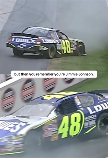 Jimmie Johnson simply… refused to hit the wall at Dover 20 years ago. #nascar #racing #allstarrace #cars