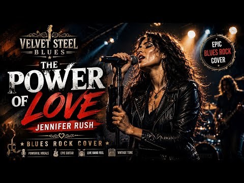 Jennifer rush - the power of love (lyrics video) | emotional blues rock powerful guitar solo