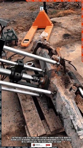 Portable Line Boring Tool: The Secret To Restoring Worn Holes Without Disassembly