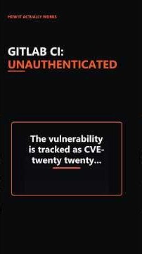 GitLab CI regex overflow allows unauthenticated remote code execution