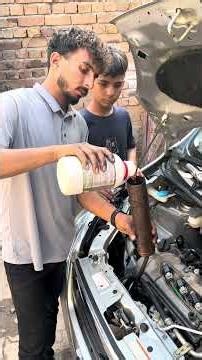 Oxygen sensor and catalytic converter clean process #automobile #automotive #mechanic #tips #car ✅👍