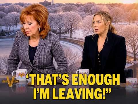 Joy Behar QUITS The View LIVE After BRUTAL Clash with Leanne Morgan