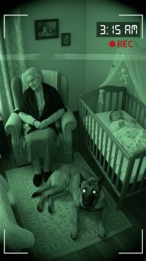 Dog Protects Baby — Real CCTV Footage Caught on Camera 🐾👶 #dog #cctv #babymonitor