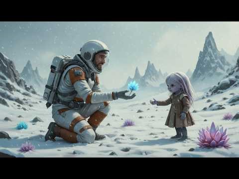 “Crying Alien Girl Alone in the Cold – One Human Refused to Leave | HFY Sci-Fi Emotional Story”