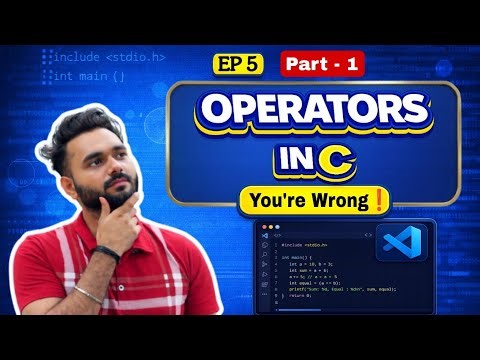 C Operators Made Easy 🔥 (Arithmetic + Assignment) | Part 1