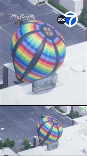 Hot air balloon emergency caught on video