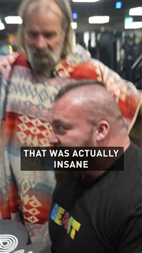 The time I joined @eddiehallwsm in the gym.