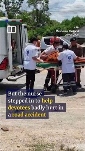 Thai female nurse breaks taboo to save monks