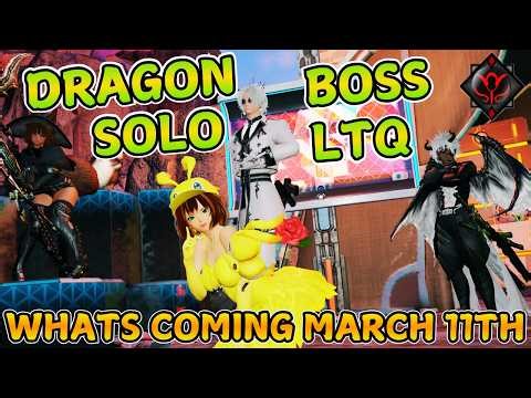 [PSO2 NGS] Dragon Boss Solo LTQ! Whats Coming? | Patch Notes Rundown - March 11th 2026