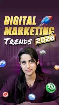 🔥 Digital Marketing Trends 2026 | Intellipaat #shorts