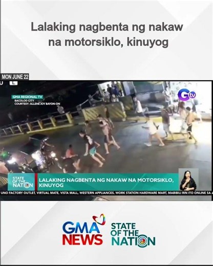 Lalaking nagbenta ng nakaw na motorsiklo, kinuyog | SONA