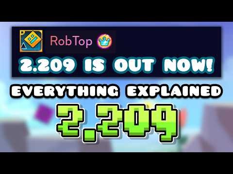 GEOMETRY DASH 2.209 IS HERE! - EVERYTHING EXPLAINED