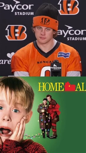 Cincinnati Bengals Talk on Instagram: "Joe Burrow Names Favorite Christmas Gift, Endorses Home Alone Movie and Macaulay Culkin comparisons😂🤣 • • Video: Bengals"