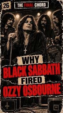 Why Ozzy Was Kicked Out Of Black Sabbath #heavymetal #musicfacts #rock