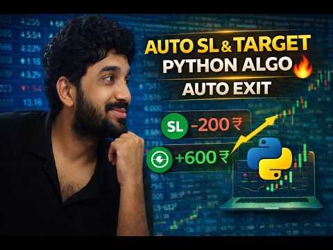 Python Algo Trading — Stop Loss & Take Profit Auto Exit Code | Full Tutorial