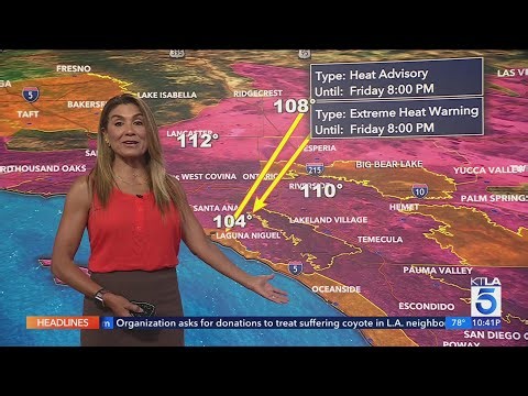 Southland heat advisory remains in place through Friday