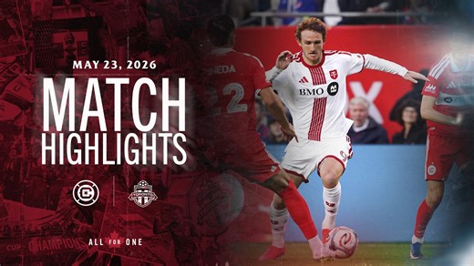 MATCH HIGHLIGHTS: Toronto FC at Chicago Fire FC | May 23, 2026