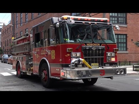 Hoboken Fire Department Engine 3 Responding 6/18/25