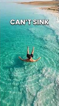 Why You Can't Sink in the Dead Sea? 🌊
