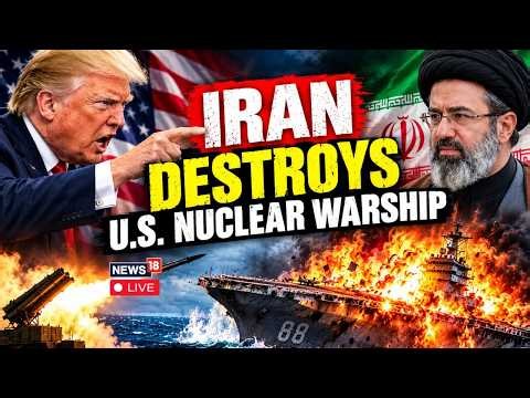 US-Iran War LIVE: Iran Fires New Destructive Weapon On Trump's US Carrier, Gulf On Edge | Hormuz War