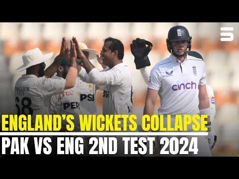 England Wickets Fall One by One | Pakistan vs England | 2nd Test 2024 | MR1T