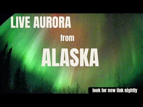 LIVE! Alaska Aurora Live Stream Apr 25-26 2026