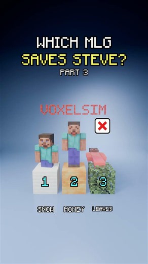 Which MLG Saves Steve? 💀 Part 3