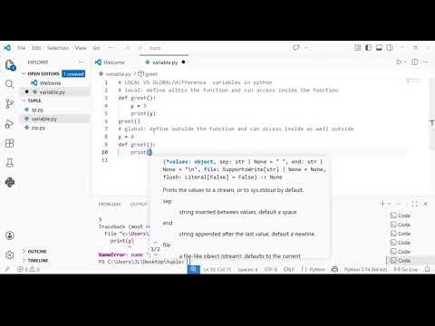 Local vs Global Variable in Python | Easy Explanation with Examples