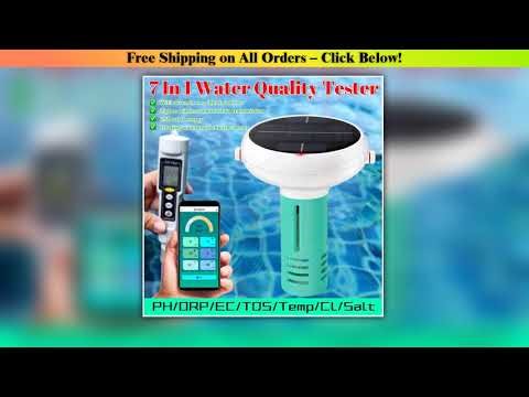 7 In 1 Tuya ZigBee Intelligent Chlorin Meter PH ORP Total Dissolved Solids Salinity Temp CL Test