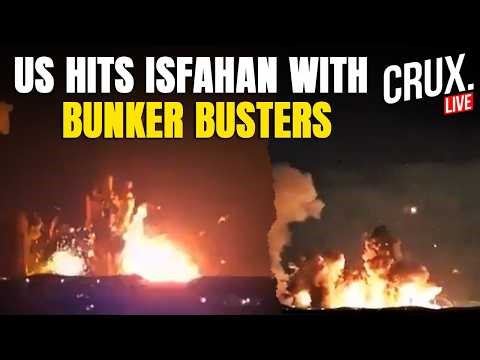Breaking LIVE | US Pounds Iran’s Isfahan With Bunker Bombs, Trump Posts Video | Nuclear | War Update