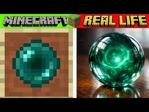 Minecraft Mobs and Items vs Real Life! The Crazy Resemblance!