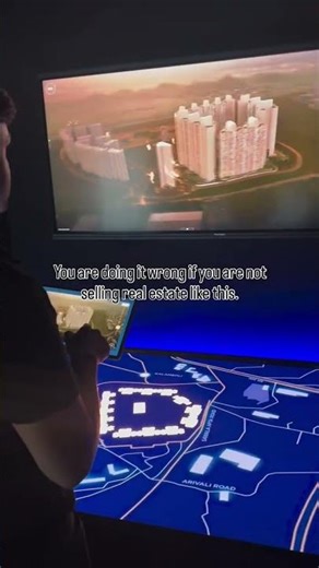 Interactive Master Plan Table for Real Estate Sales