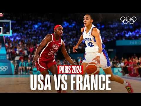 8th Gold in a Row!🥇🇺🇸 USA vs France | Women's Basketball at Paris 2024