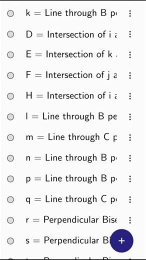 Nine Point Circle (NPC) in GeoGebra