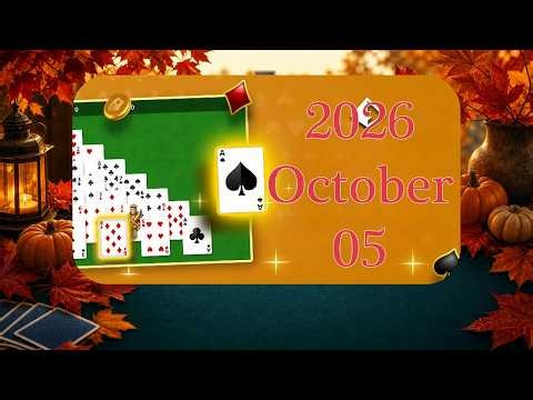 Microsoft Solitaire Daily Challenge - Pyramid Solitaire - October 05, 2026