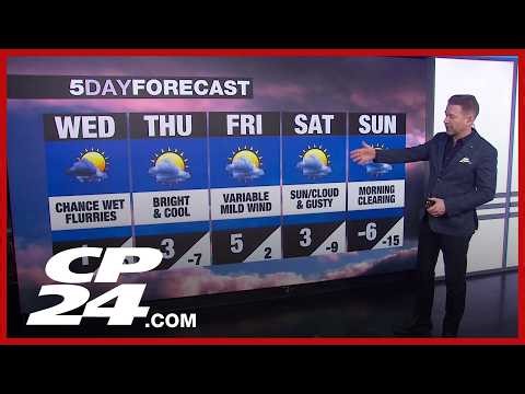 Snow and slush cascade the roads with chances of more wet flurries later in the day