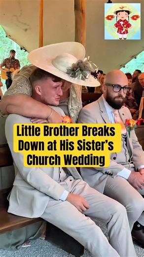 Little Brother Breaks Down at His Sister’s Church Wedding