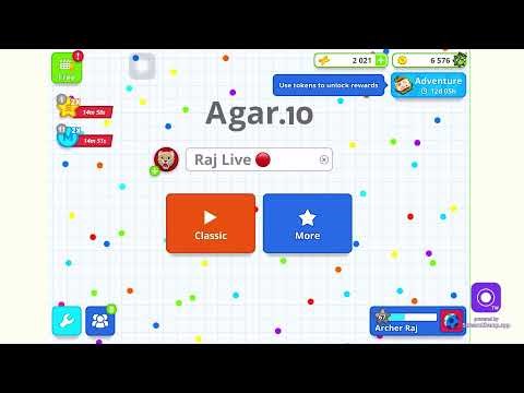 Live 🛑 Agar.io Mobile , I Pad Pro M1, M2 full game play, Party Code, Mod, Macro Agario | Archer Raj