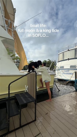 South Florida King Tide & Full Moon: Crazy Wind & High Water