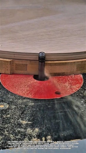 Wood Edge Shaping with Router Table | Smooth Round Edge Finishing.
