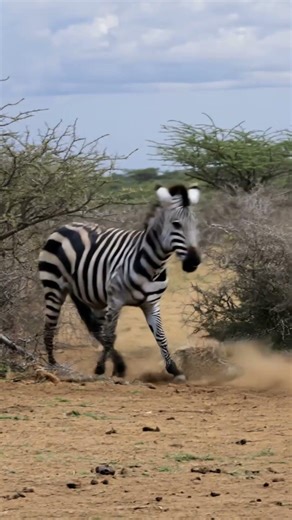 Cheetah Hunts Zebra… But Mom Fights Back Brutally 😳