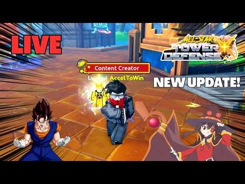ALL STAR TOWER DEFENSE X LIVE! DBZ UPDATE! CODES/BANNER/GIVEAWAY ASTD X LIVE