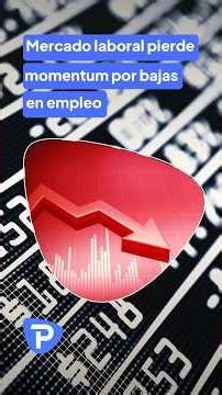 🚨📉 Mercado pierde momentum por situación de empleos