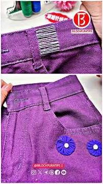 The pants were too baggy at the waist; a simple pull of the seam made them smaller.