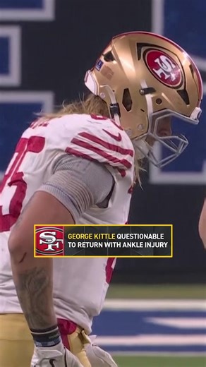George Kittle Ankle Injury Update